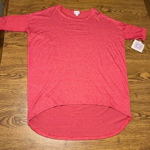 Heather Red Irma. New! Size S. Runs big!